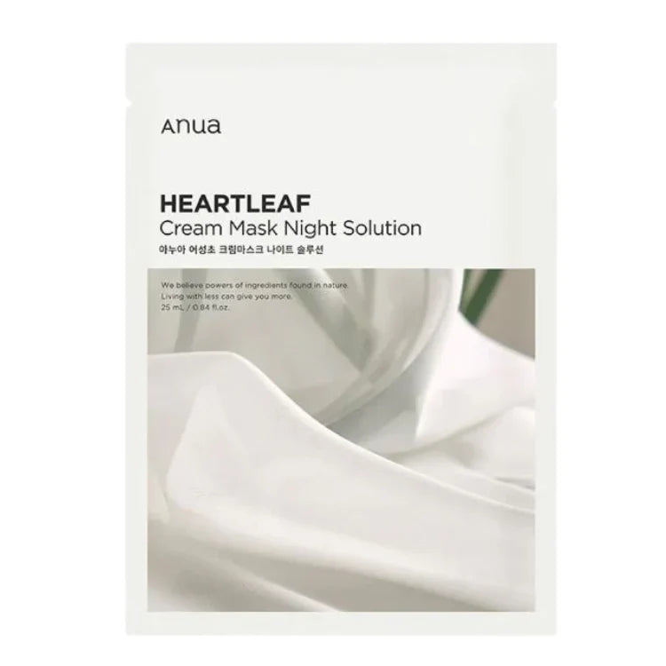 ANUA Heartleaf Cream Mask Night Solution (10PCS)