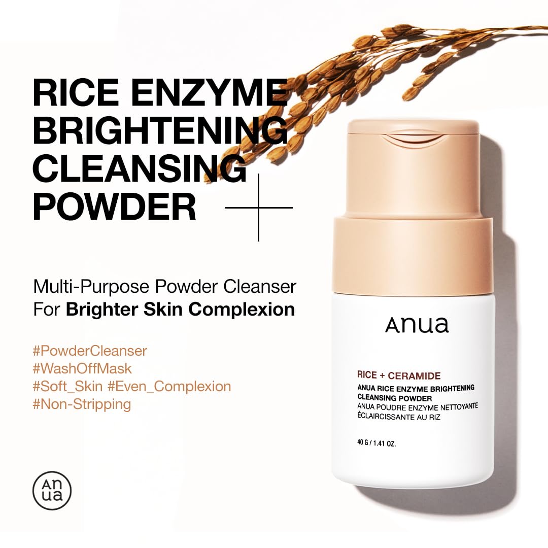 ANUA RICE ENZYME BRIGHTENING CLEANSING POWDER 40g