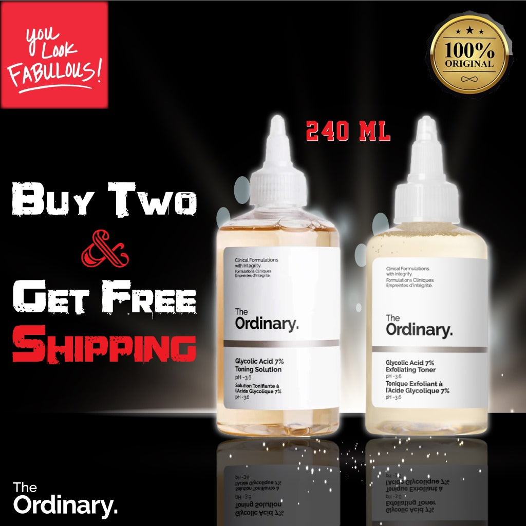 BUY 2 Glycolic Acid 7% Toning Solution 240ML Get FREE Shipping