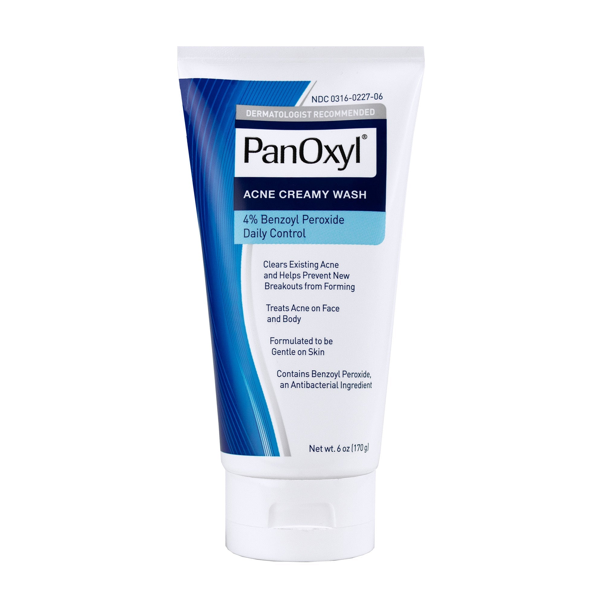 PanOxyl Acne Creamy Wash Benzoyl Peroxide 4% Daily Control