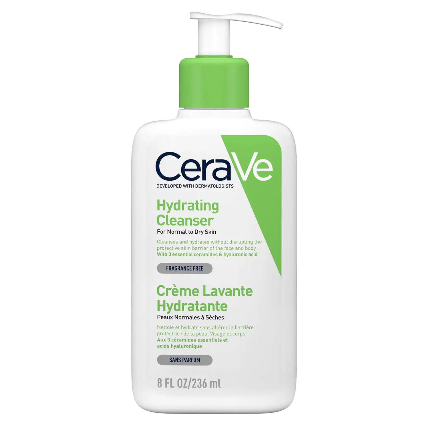 CeraVe Hydrating Cleanser with Hyaluronic Acid for Normal to Dry Skin