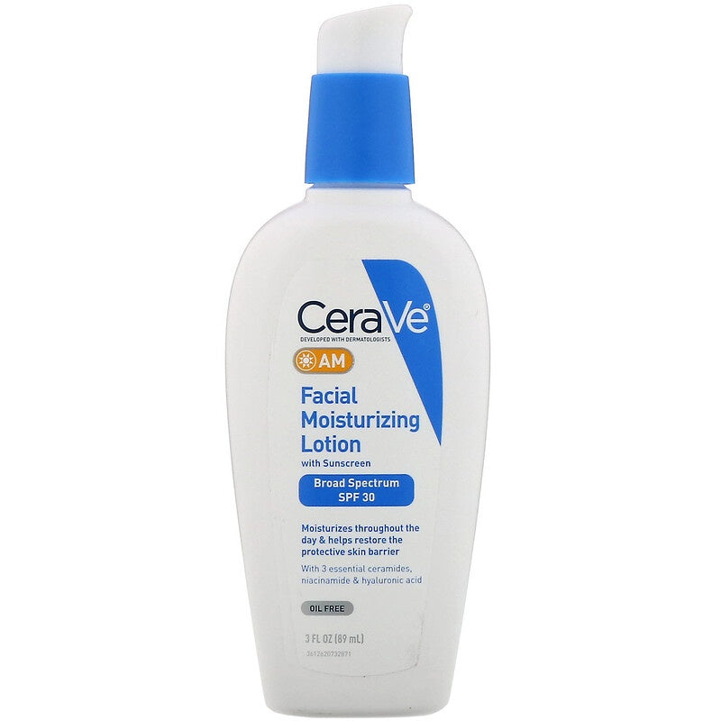 CeraVe AM Facial Moisturizing Lotion with Sunscreen SPF30