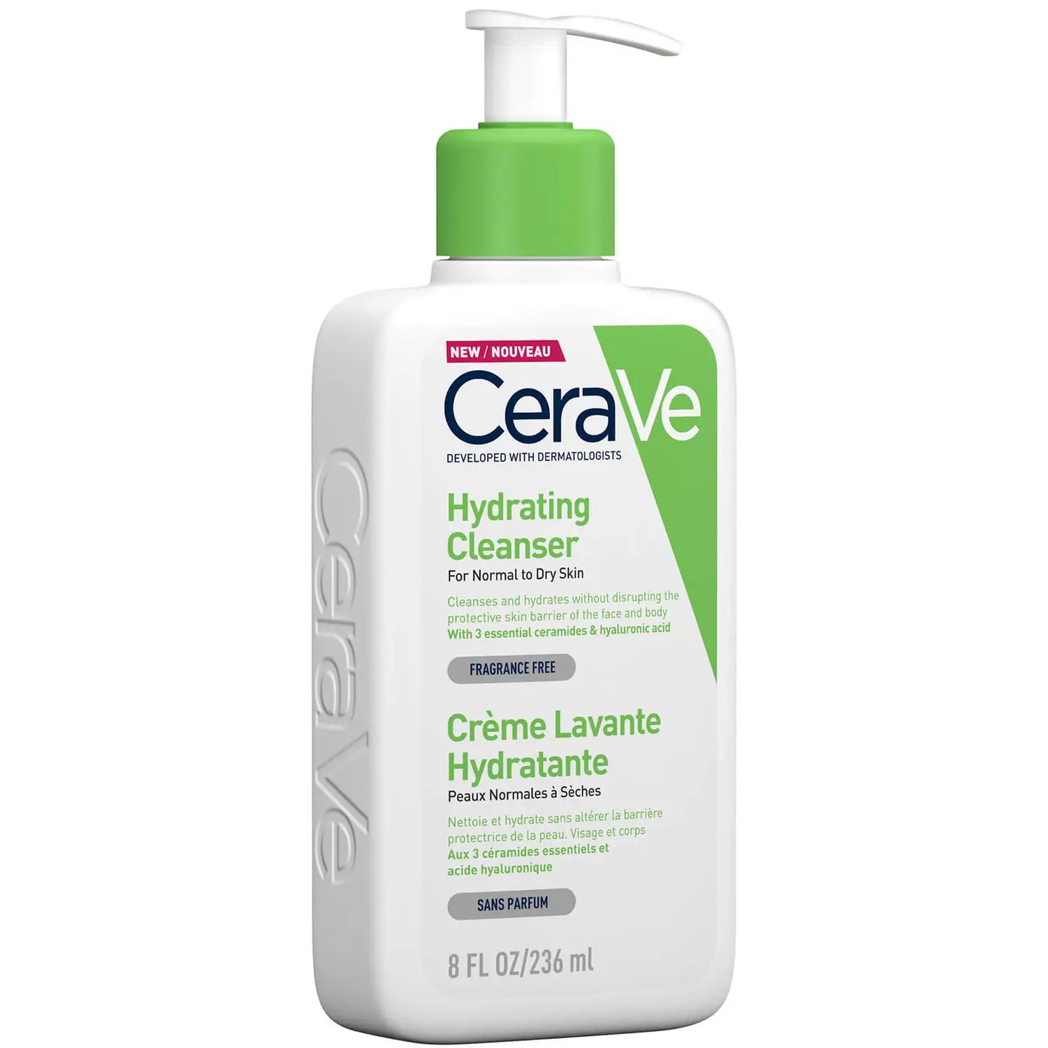 CeraVe Hydrating Cleanser with Hyaluronic Acid for Normal to Dry Skin