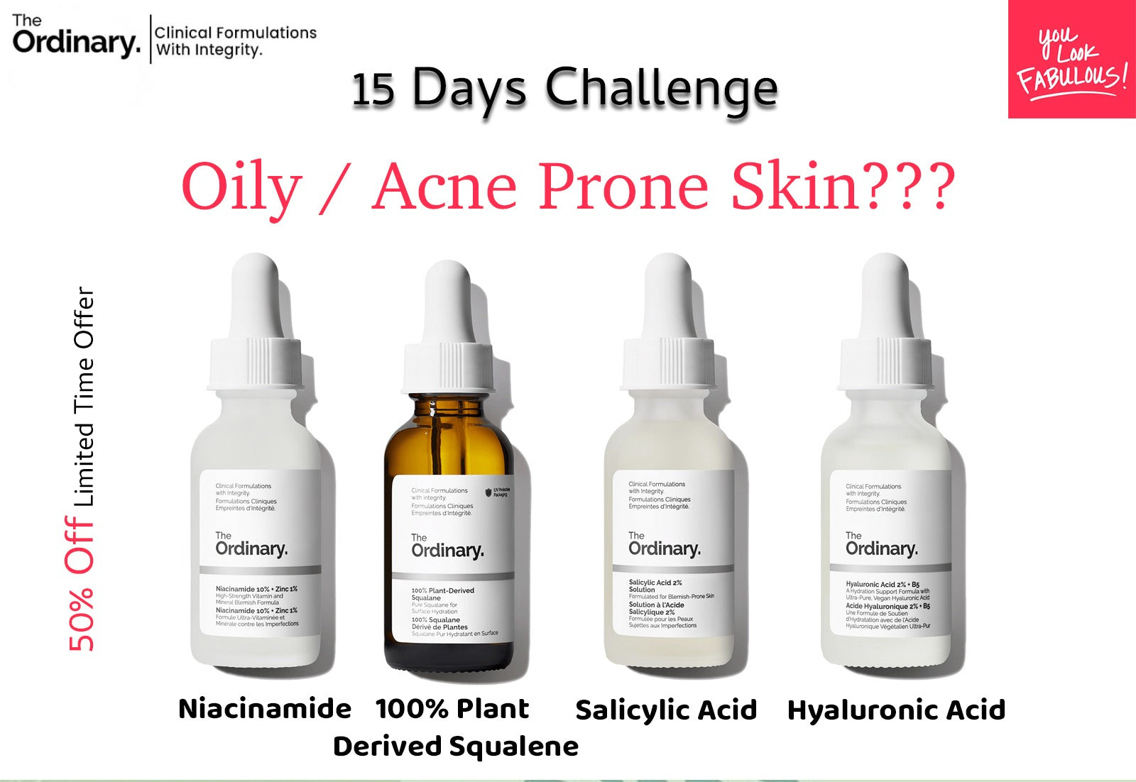 The Ordinary Combo For Acne/Oily Prone Skin