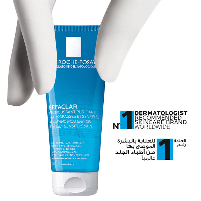 La Roche-Posay Effaclar Purifying Cleansing Foaming Gel for Oily Skin 200ml